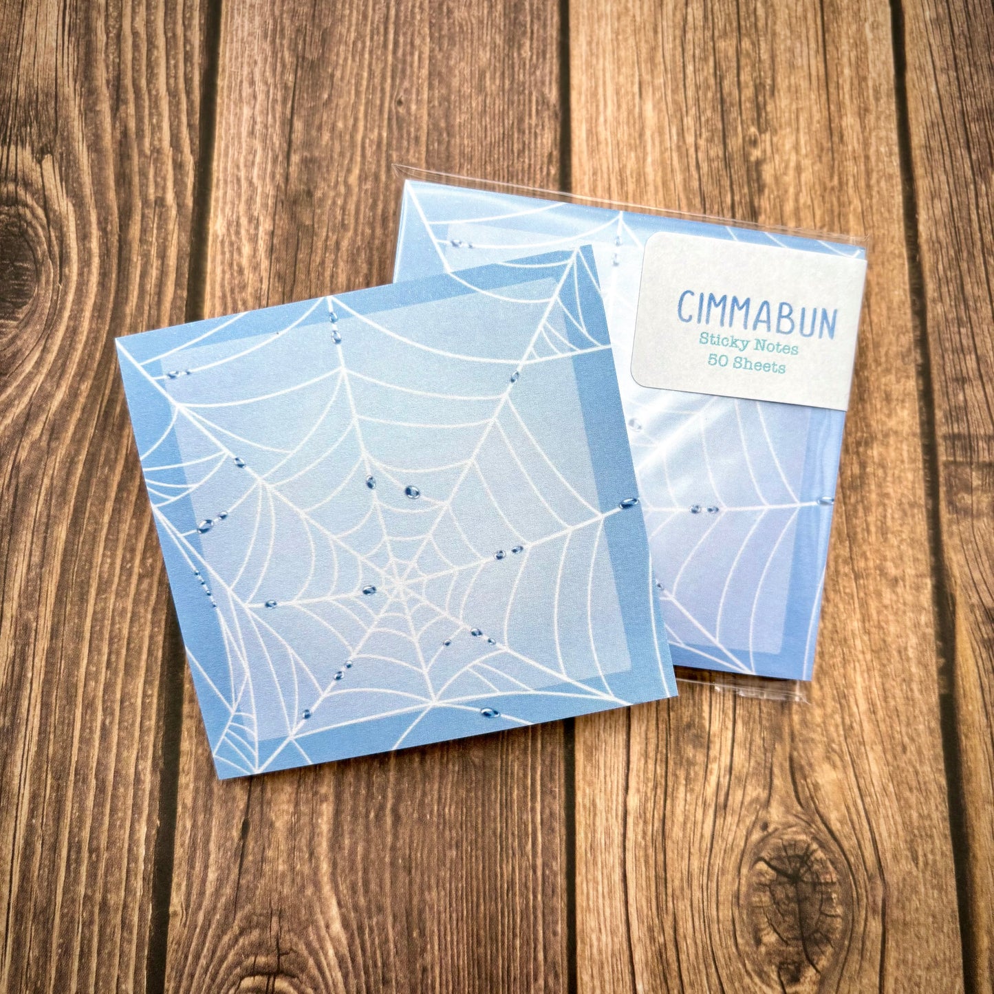 Spider Web 4x6 Notepad / 3x3 Sticky Notes (Stationery)