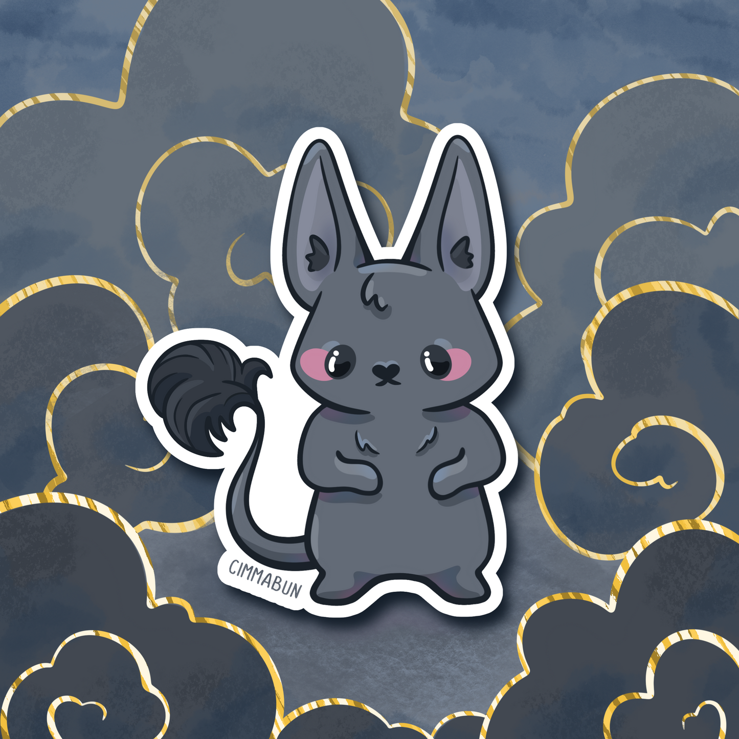 Whisper 2.7” Cute Vinyl Sticker