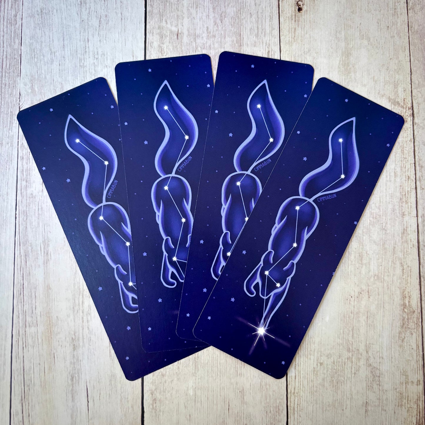 Constellation Fox Cute Bookmark