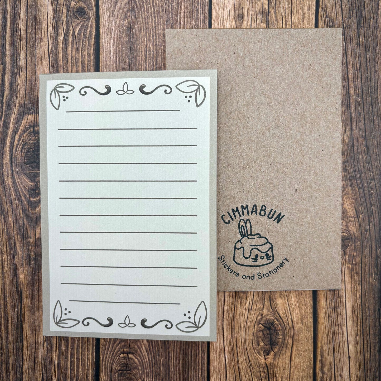 Baroque Autumn 4x6 Notepad (Stationery)