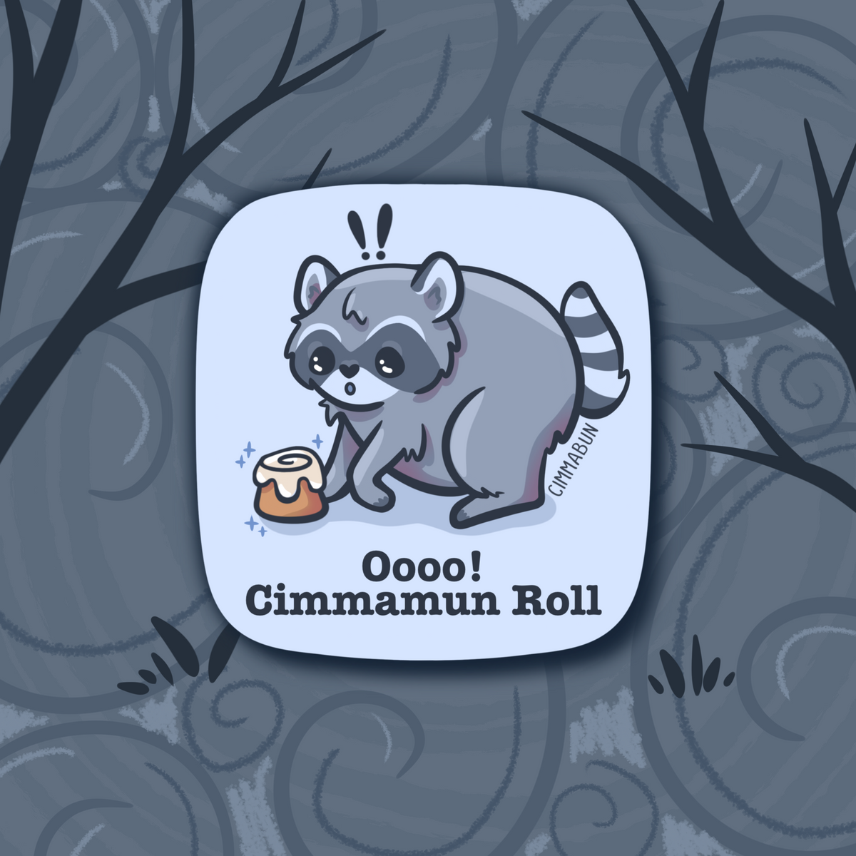 Jimothy the Raccoon 2.5” Cute Vinyl Sticker