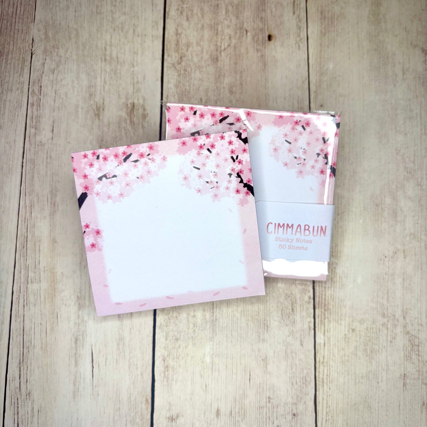 Cherry Blossom Sakura Cute Spring Sticky Notes Stationery