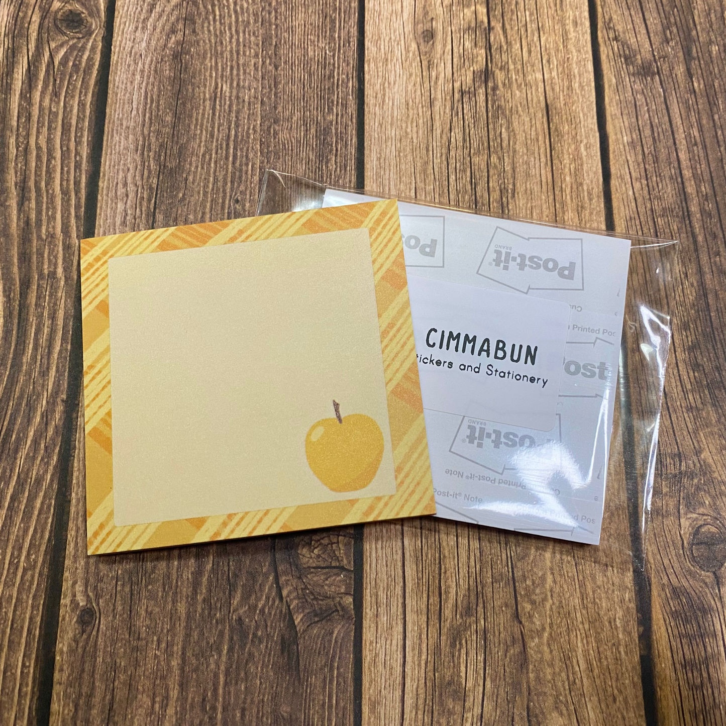 *Retiring* Apple Cute Fall Sticky Notes (50 Pages) || Red, Green, Yellow, Pie