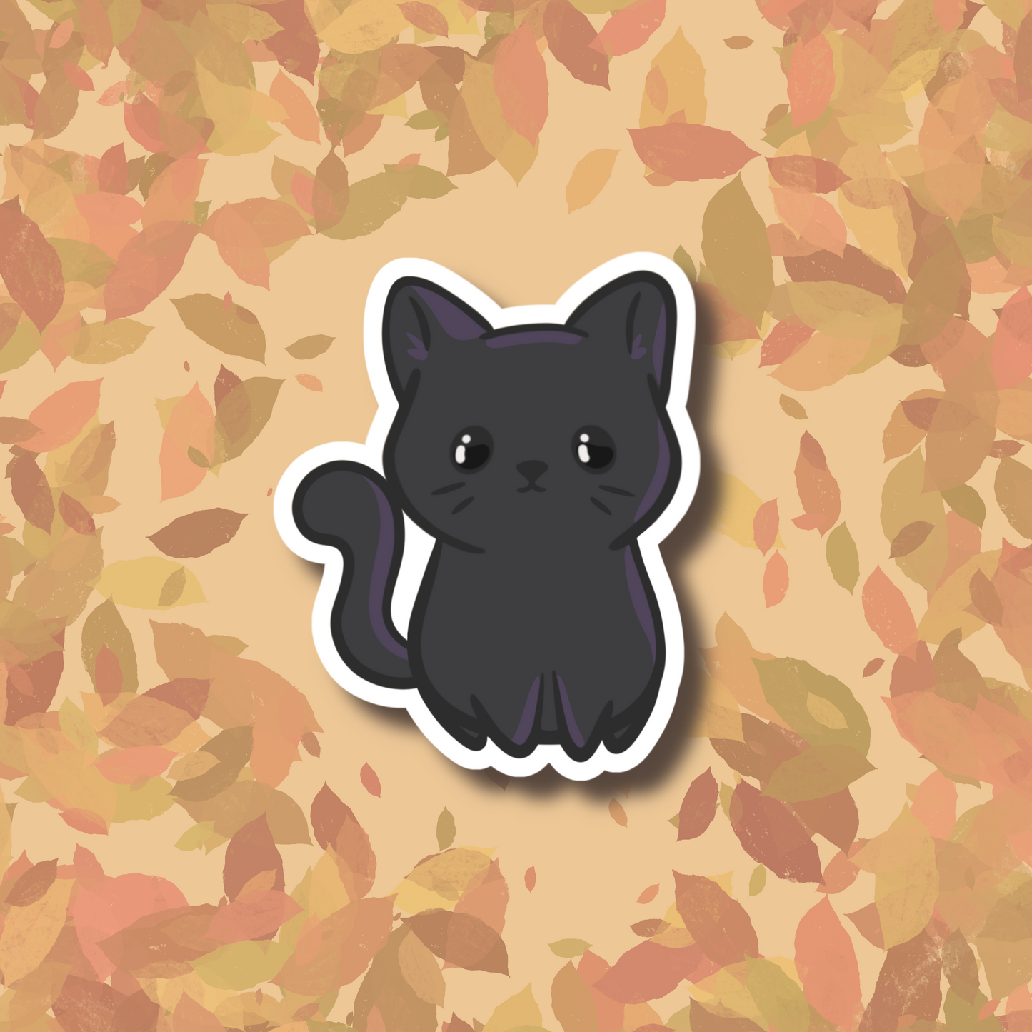 Black Cat 2.7” Cute Vinyl Sticker