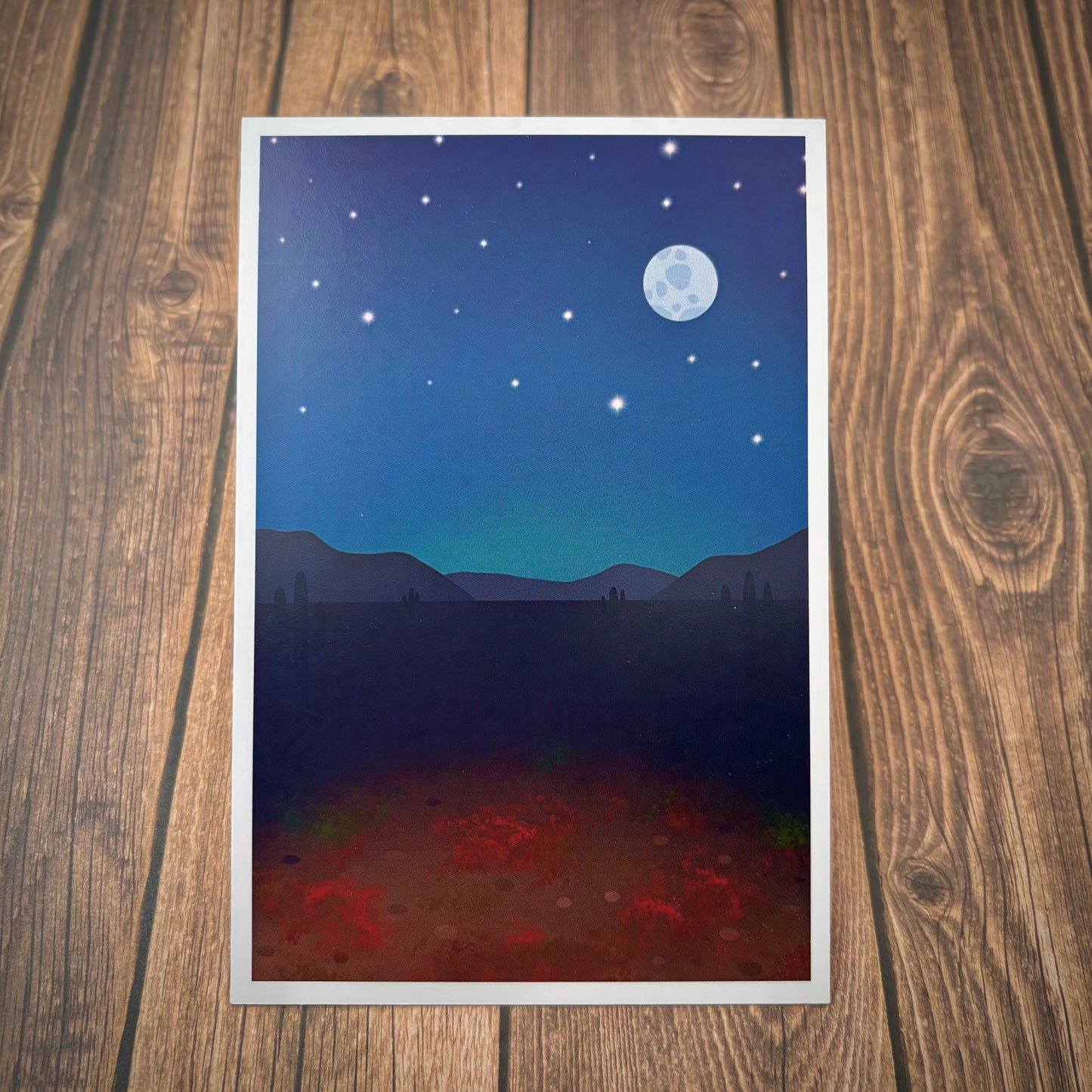Desert Night 4x6 Art Print