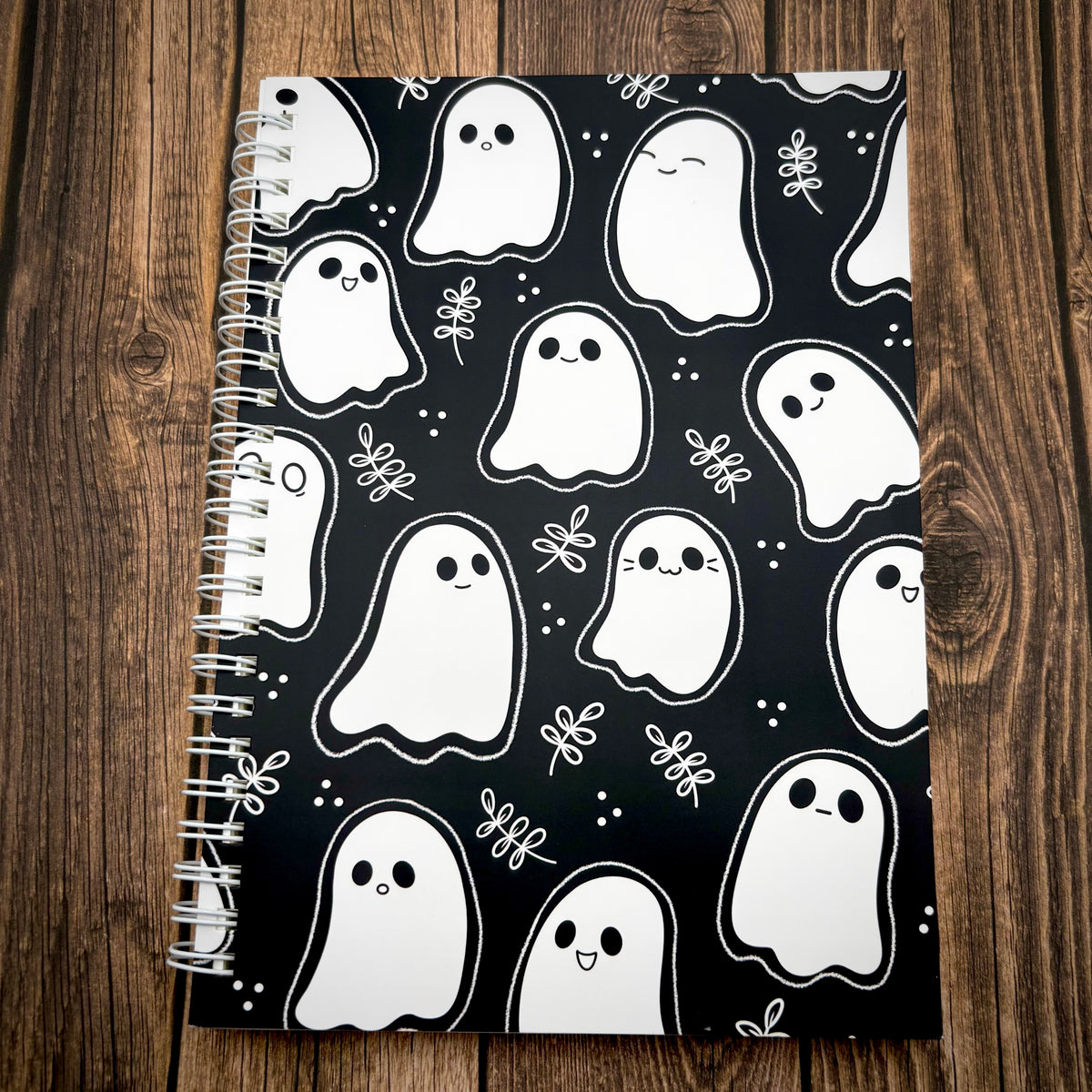 *PREORDER* Ghosts Spiral-bound Notebook (200 pages / 100 sheets)