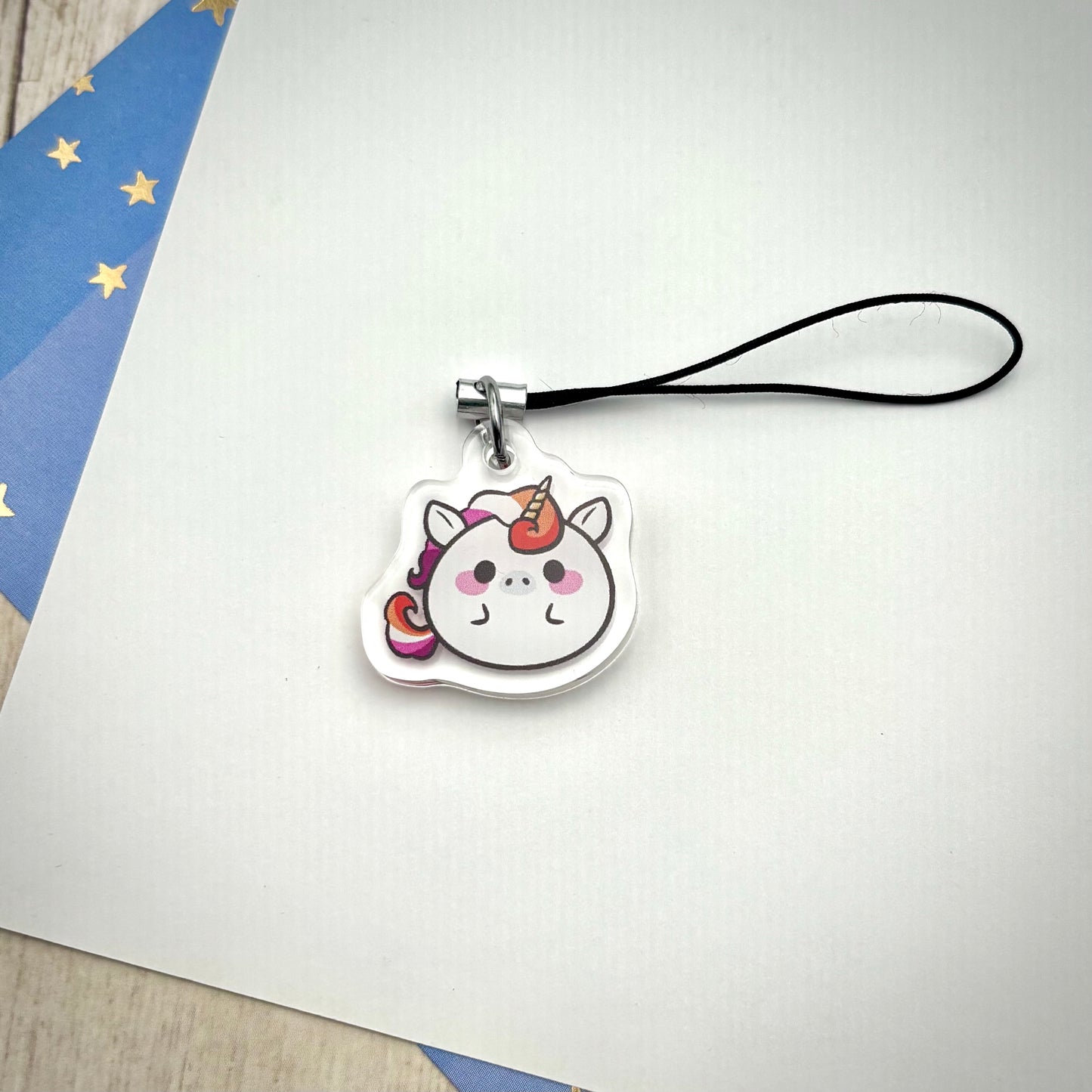 “Umicorns” Pride Unicorn Cute Acrylic Mini Charm