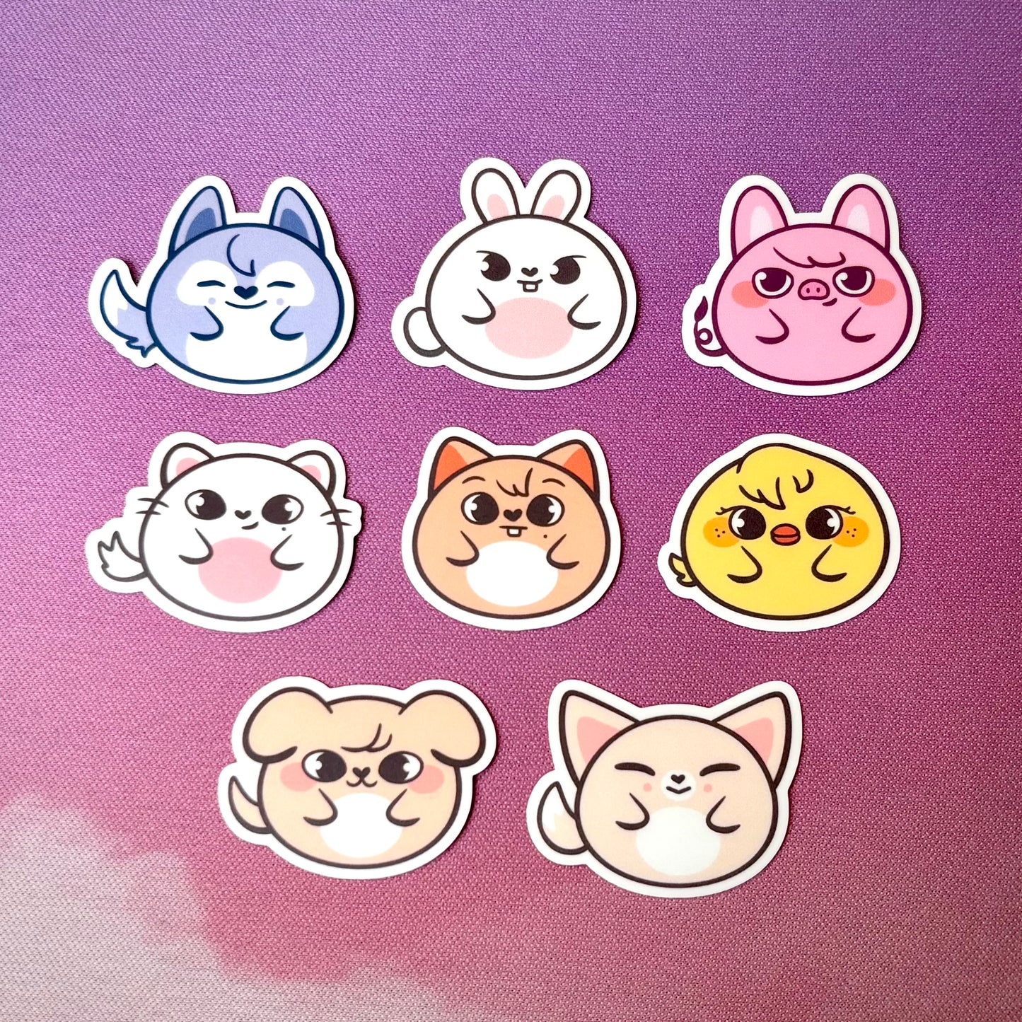 Skzoo Cute Mini Stickers (Set of 8 or Bulk)