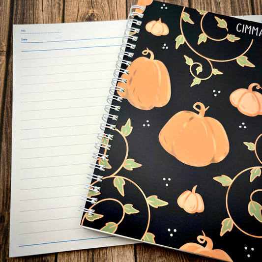 Pumpkins Spiral-bound Notebook (200 pages / 100 sheets)
