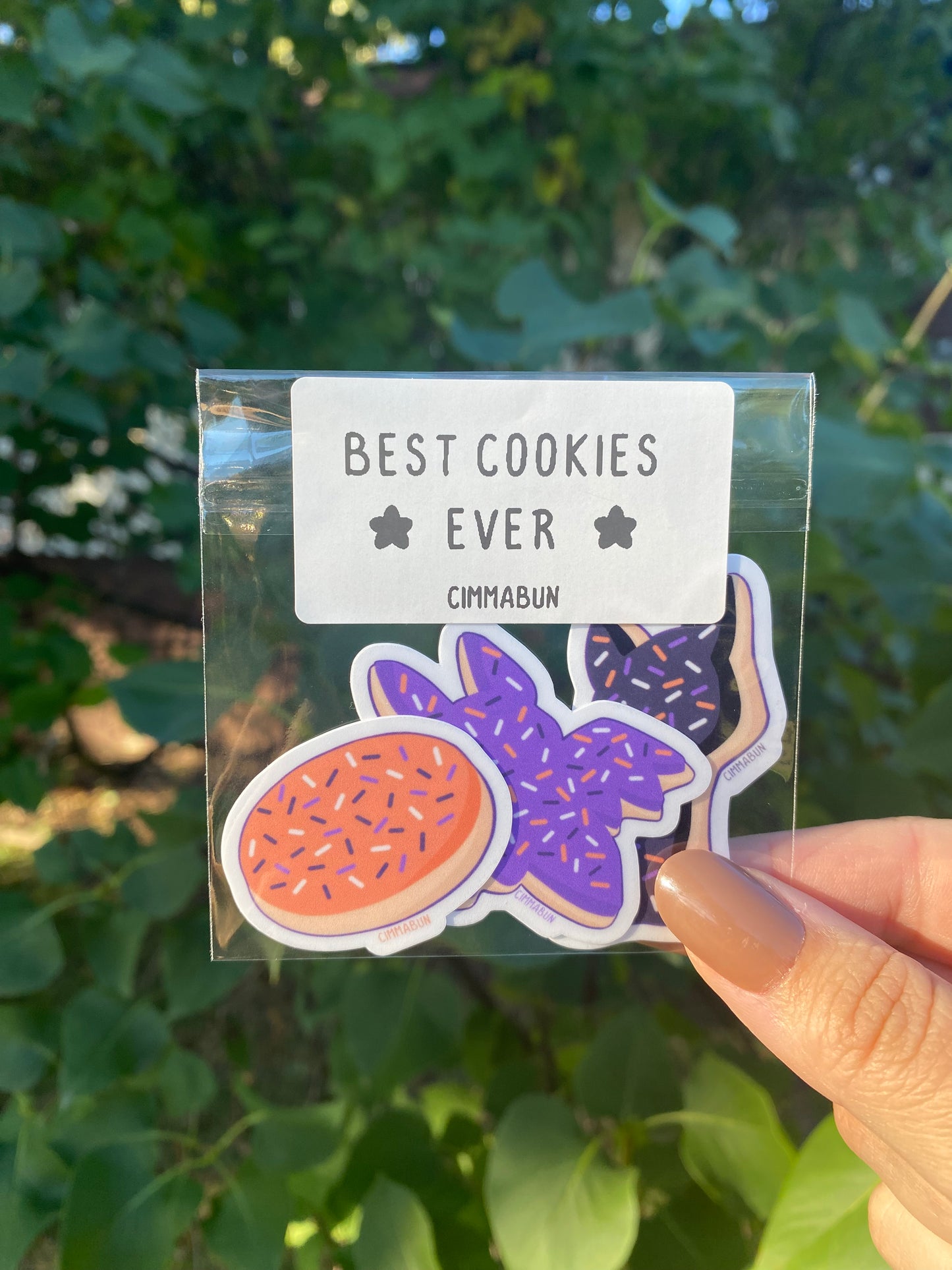 Halloween Sugar Cookies Cute Vinyl Sticker Pack (3 Stickers)