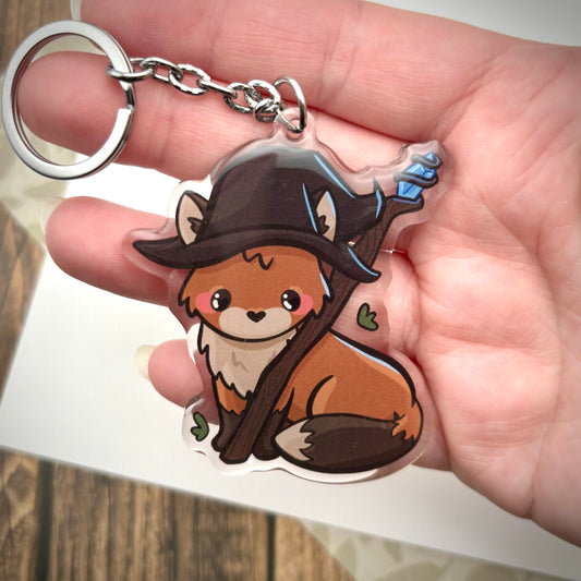 *PREORDER* Witch Fox Cute Acrylic Keychain