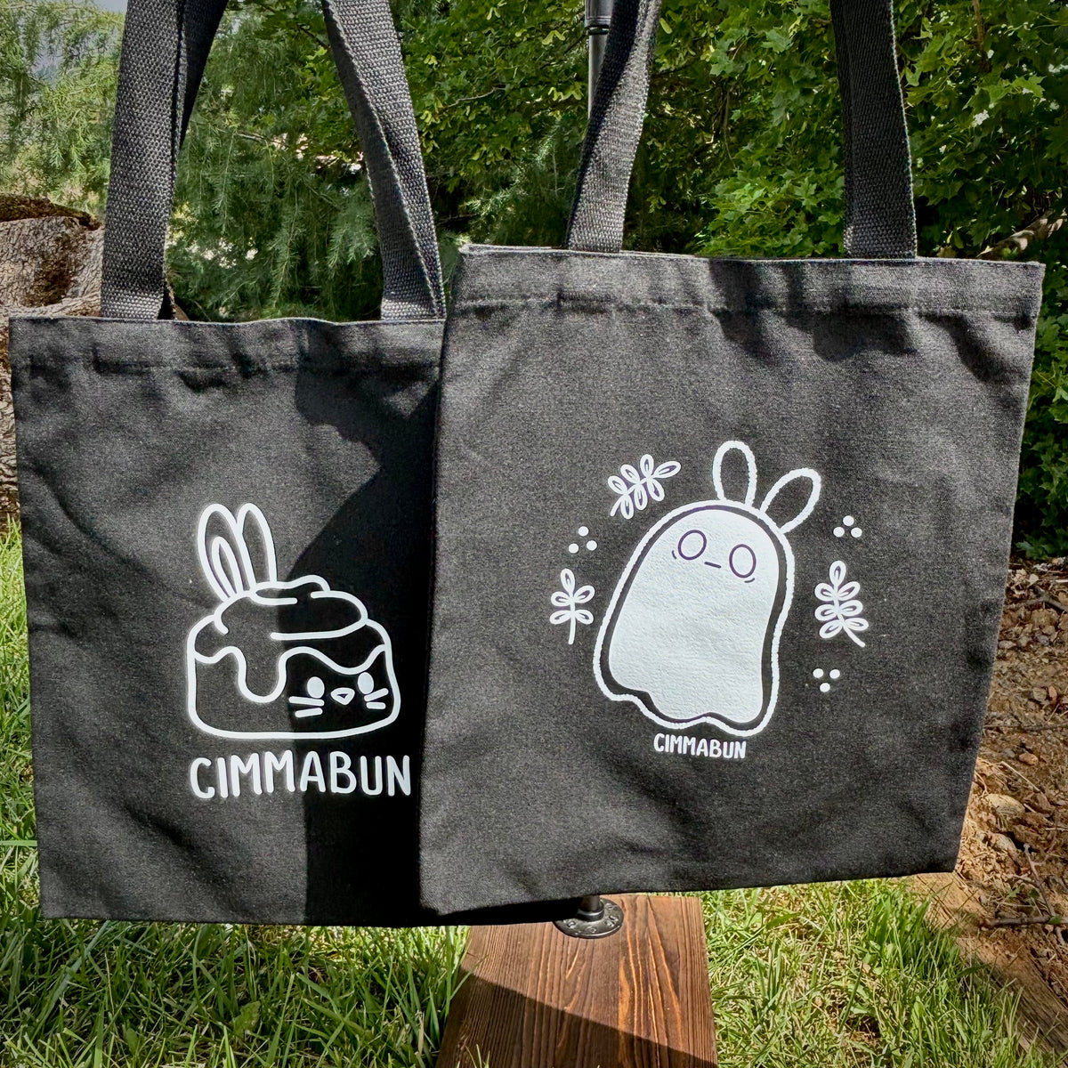 “Harold” the Bunny Sheet Ghost Tote Bag