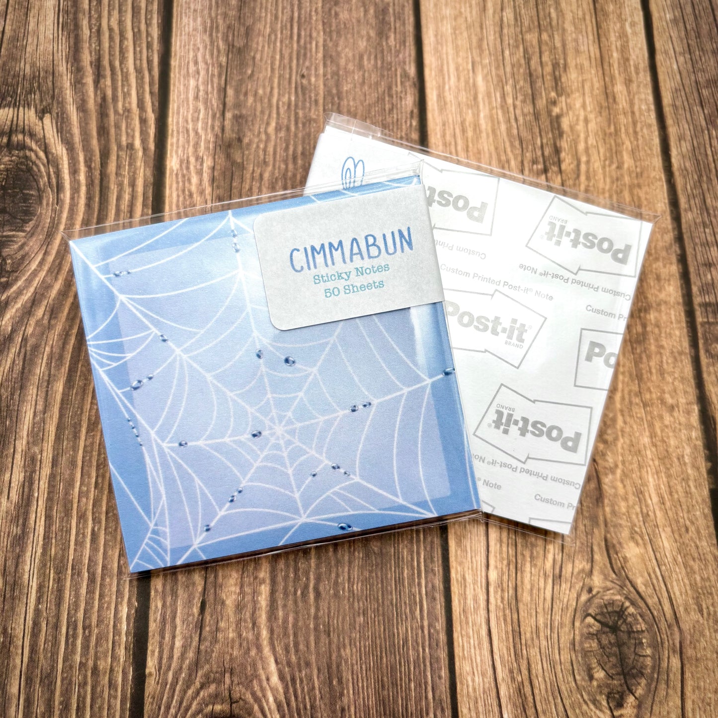 Spider Web 4x6 Notepad / 3x3 Sticky Notes (Stationery)