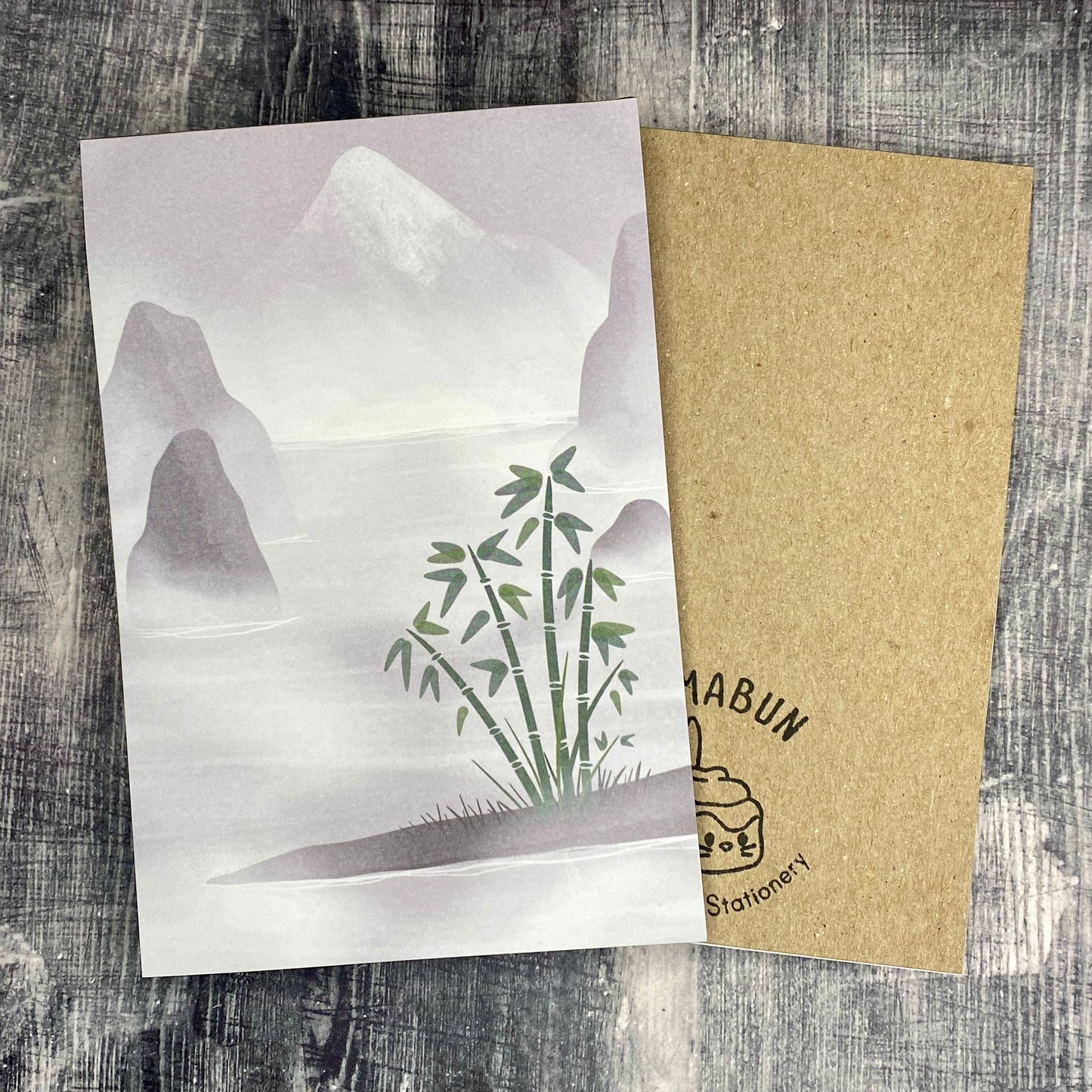 Bamboo by the Lake 4x6 Notepad Stationery