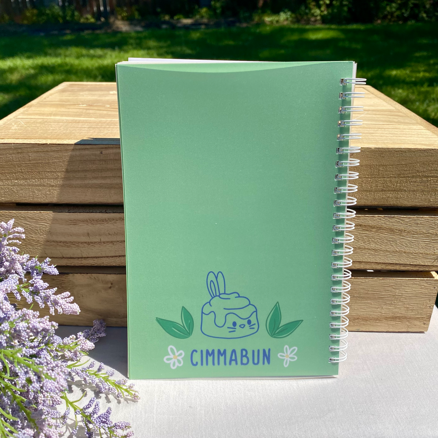 Cute Blueberry Spiral-bound Notebook (200 pages / 100 sheets)