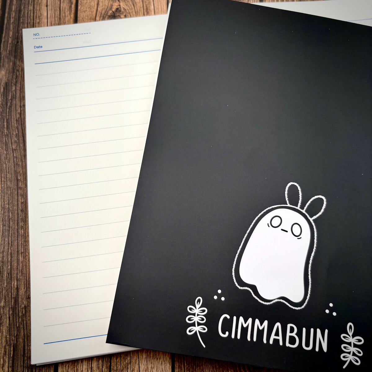 *PREORDER* Ghosts Spiral-bound Notebook (200 pages / 100 sheets)