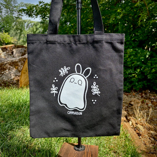 “Harold” the Bunny Sheet Ghost Tote Bag