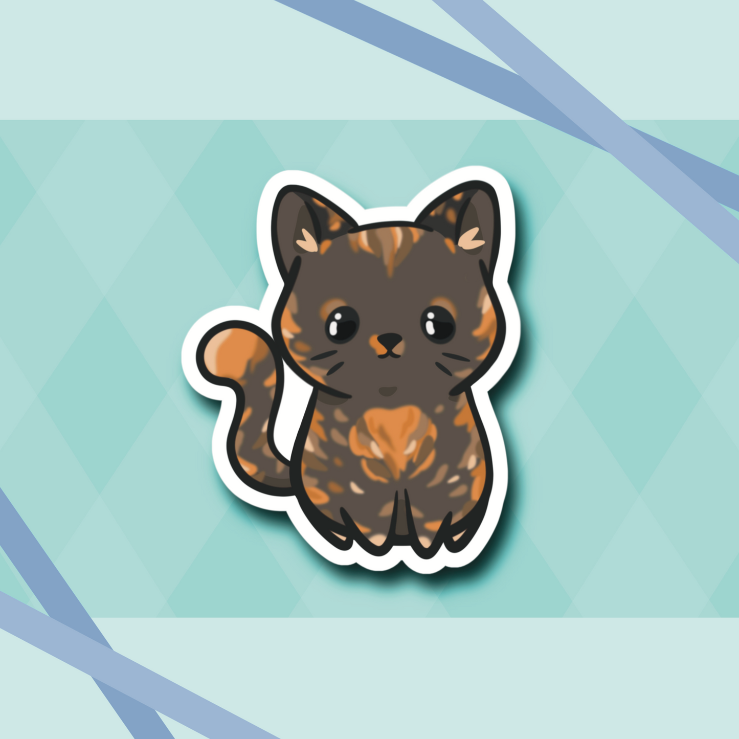 Shorthair Cat 2.7” Cute Vinyl Stickers