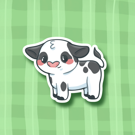 Cow Cute 3" Vinyl Sticker