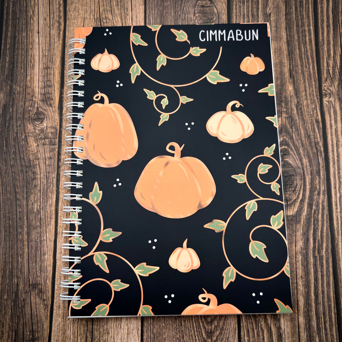 Pumpkins Spiral-bound Notebook (200 pages / 100 sheets)