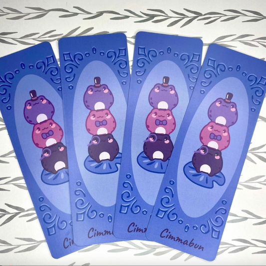 Fancy Frogs Bookmark