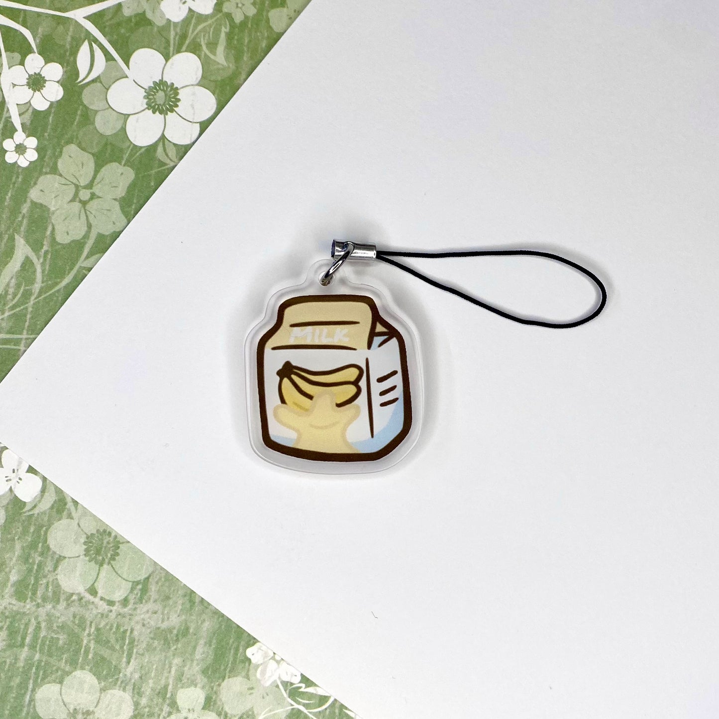 Banana Milk Cute Mini Acrylic Charm