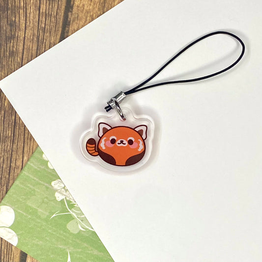 Red Panda Cute Mini Acrylic Charm