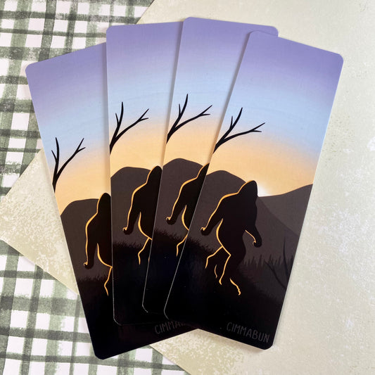 Bigfoot Sunrise Bookmark