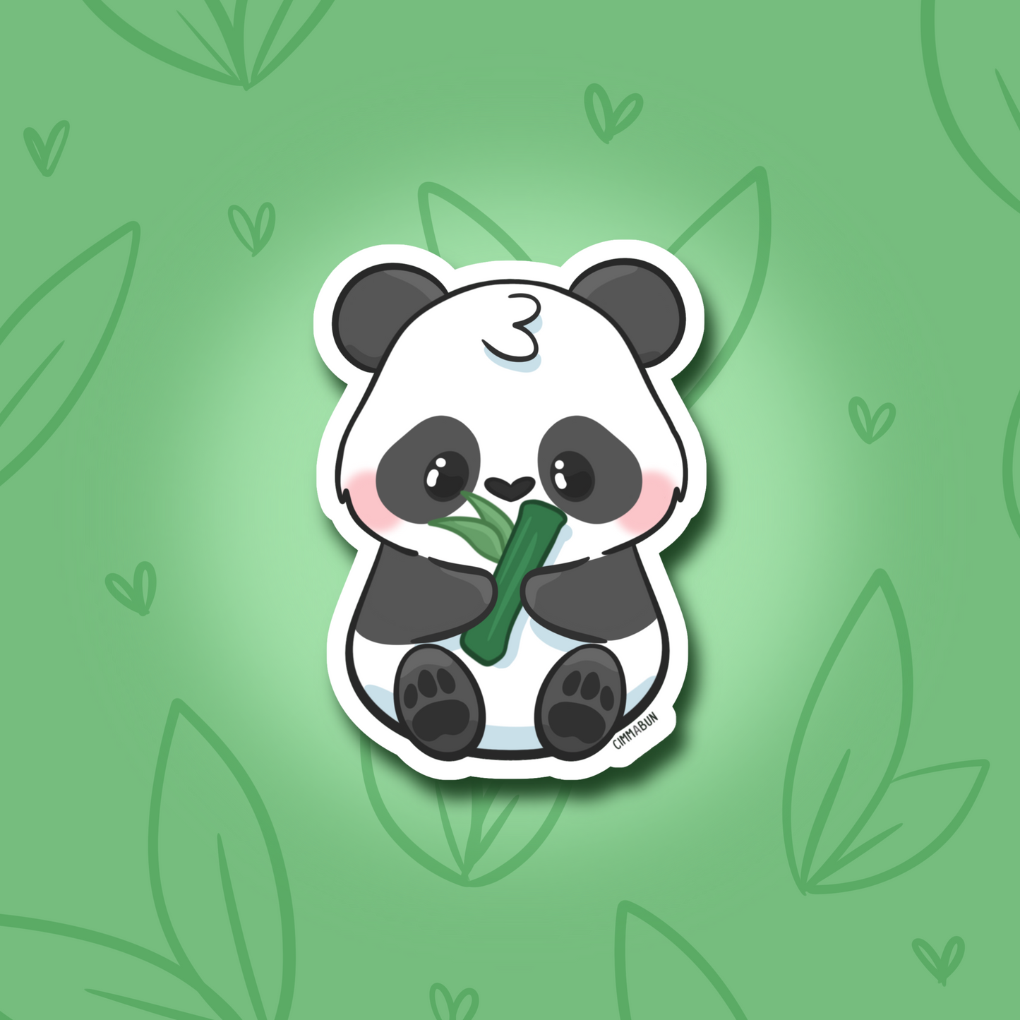 Panda Cute 3" Vinyl Sticker