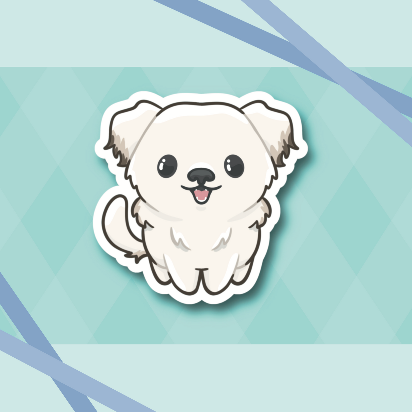 Great Pyrenees Dog Cute 2.7" Vinyl Sticker