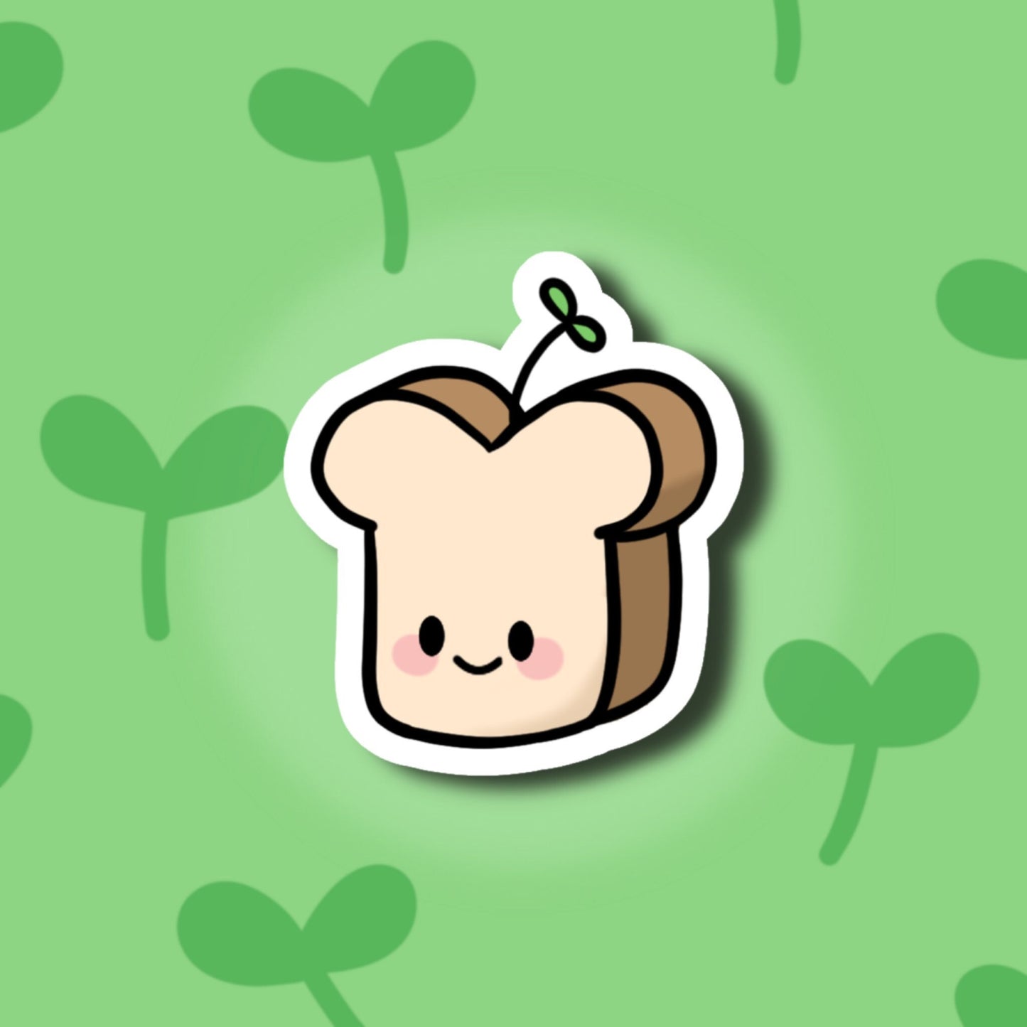 Ted the Bread Cute 3" Vinyl Sticker