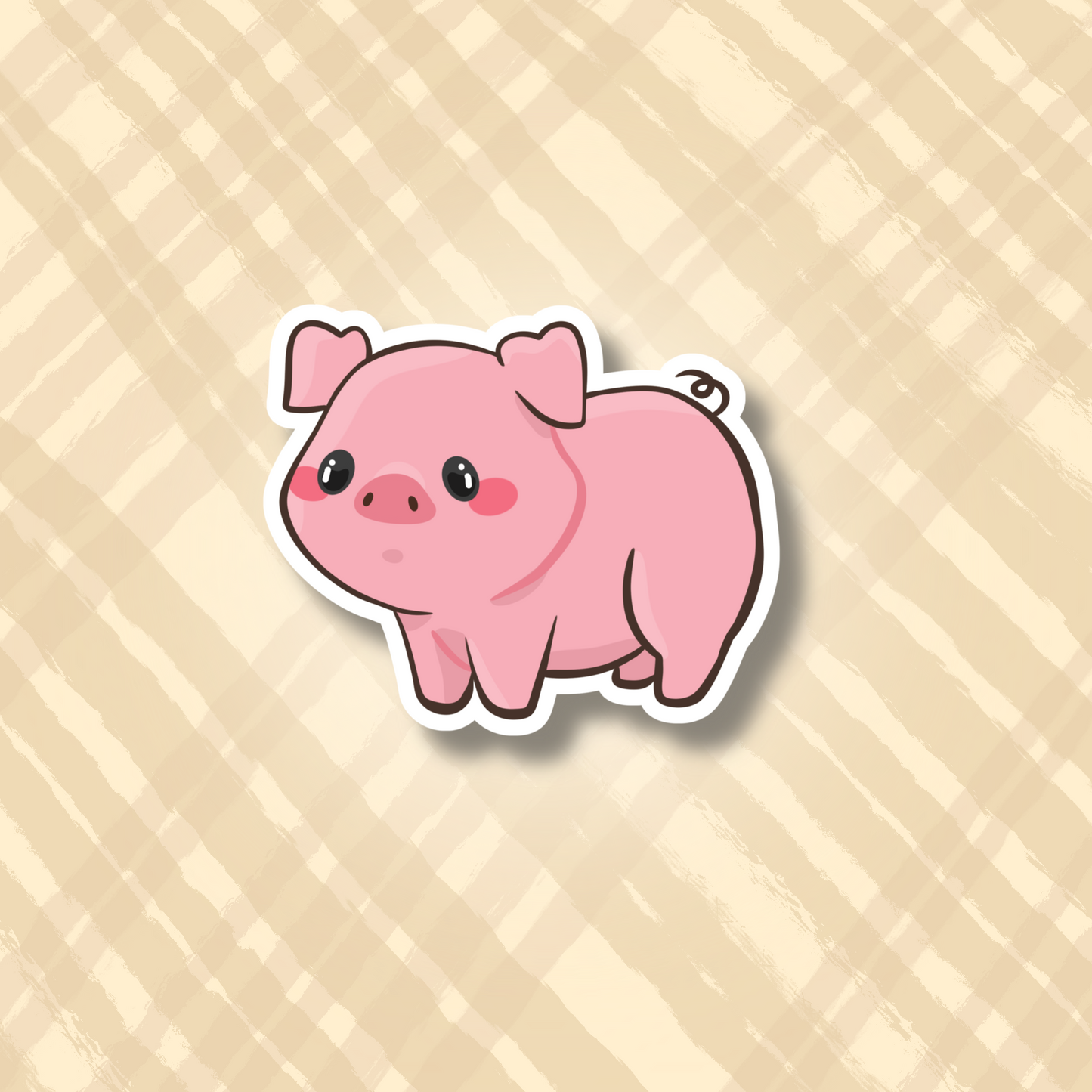 Pig 2.5" Cute Vinyl Sticker