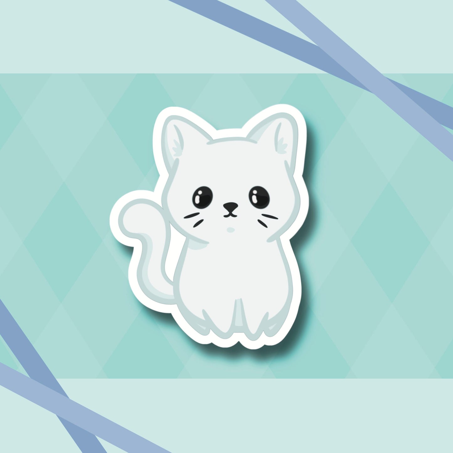 Shorthair Cat 2.7” Cute Vinyl Stickers